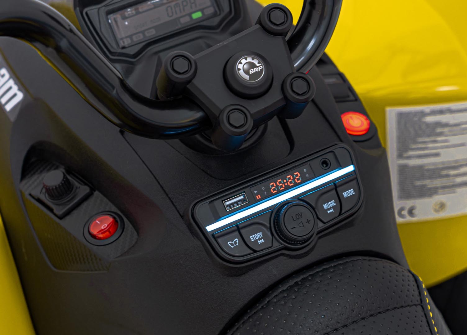 Quad na akumulator Maverick ATV - žuti