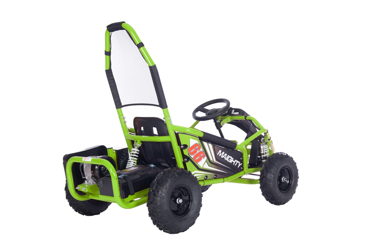 Go-kart na akumulator MAIGHTY 1000W - zeleni