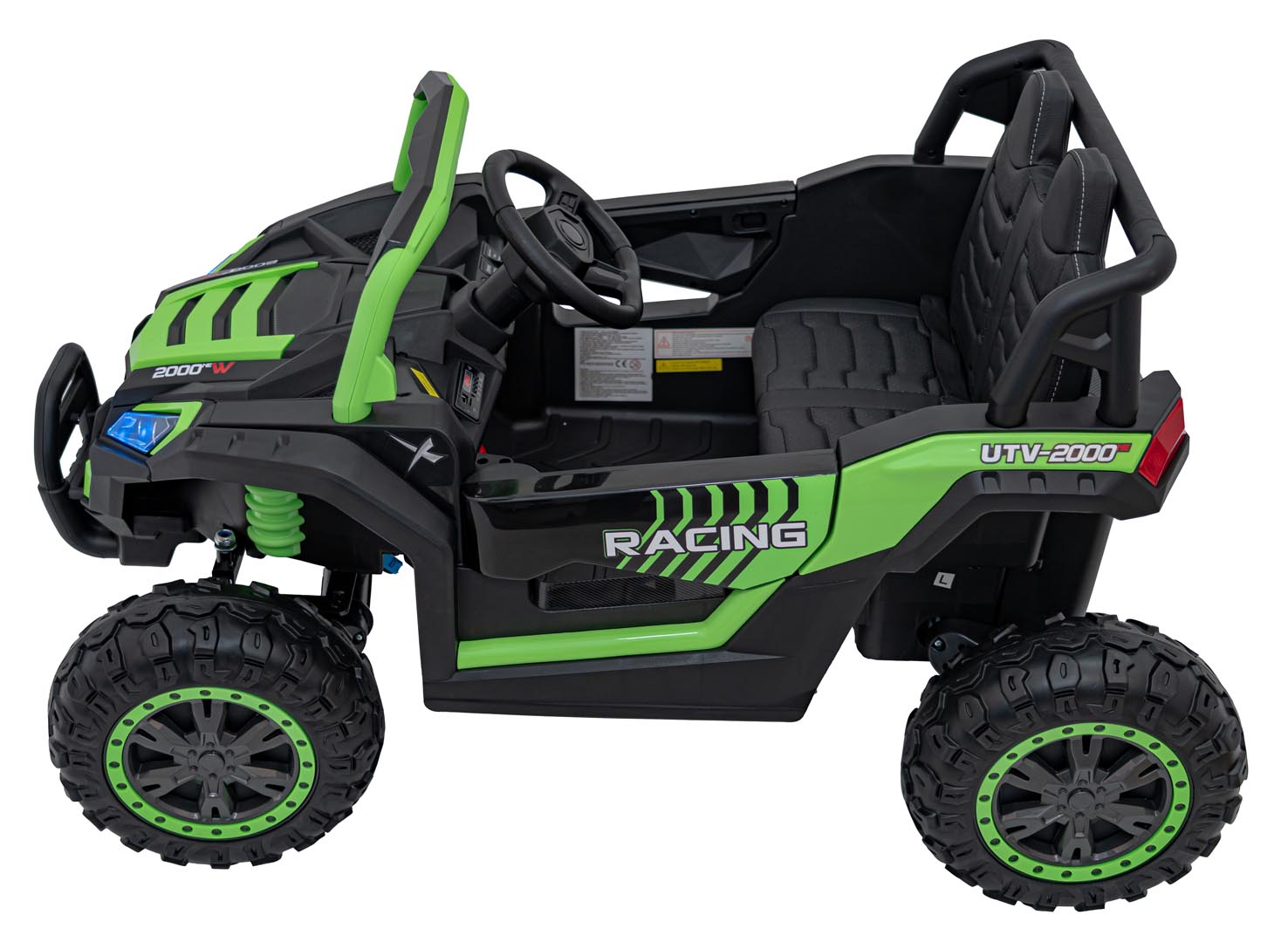Buggy na akumulator UTV 2000M Racing 4x4 - zeleni