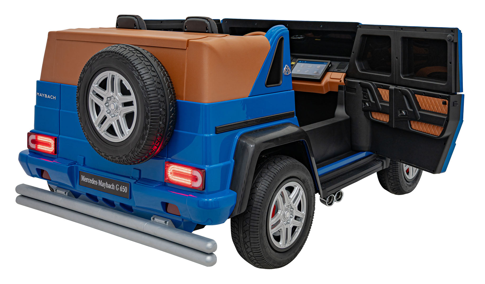 Licencirani auto na akumulator Mercedes Benz MAYBACH G650 4x4 - dvosjed - plavi