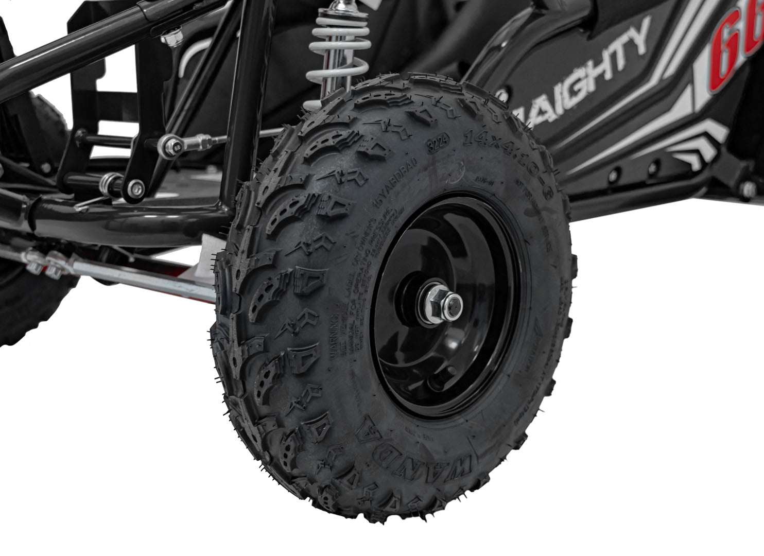 Go-kart na akumulator MAIGHTY 1000W - crni