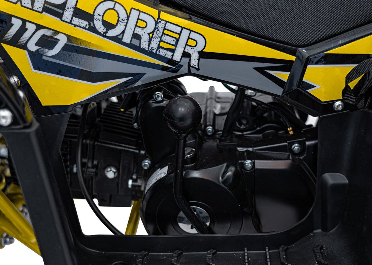 Quad na benzin 110CC EXPLORER - žuti