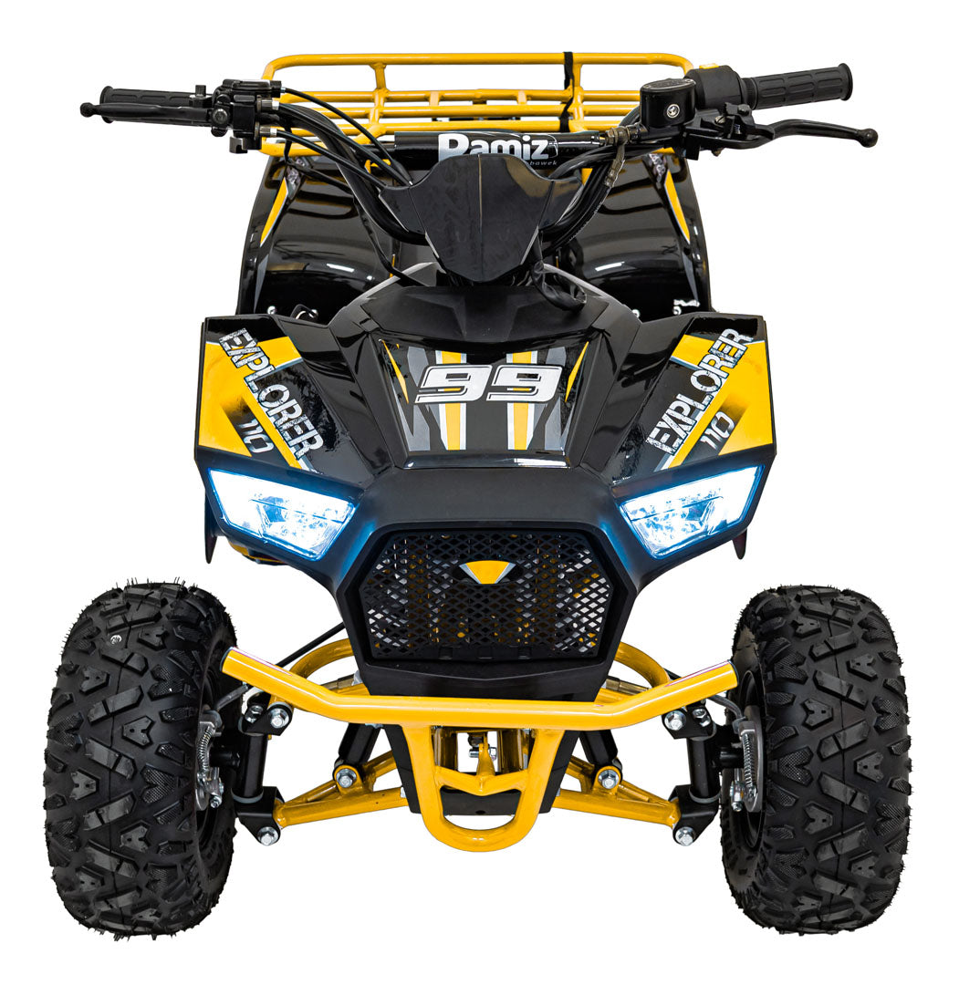 Quad na benzin 110CC EXPLORER - žuti