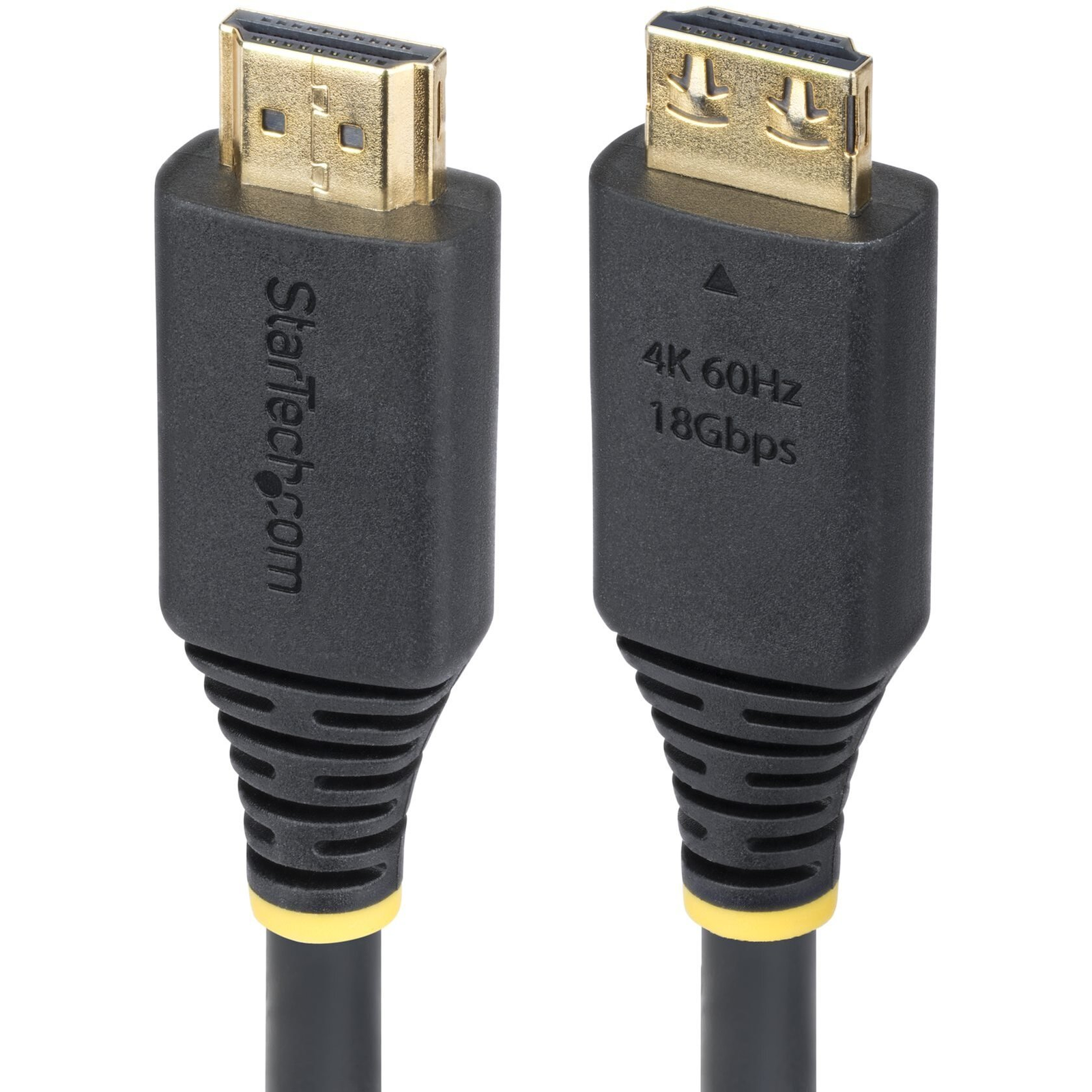 StarTech.com HDMI2-CABLE-GRIP-1M HDMI kabel HDMI Tip A (Standard) Crno