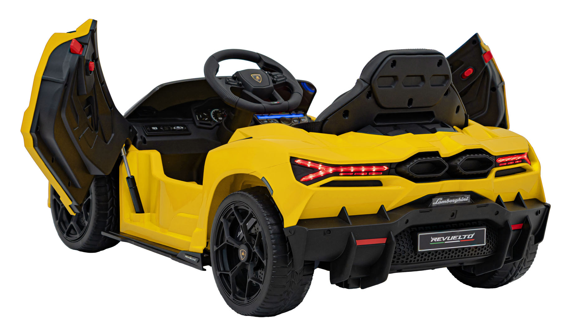 Licencirani auto na akumulator Lamborghini Revuelto 4x4 - žuti