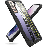 Maskica Ringke Fusion X Design Ticket Band za Samsung Galaxy S21+/Galaxy S21 Plus 5G - Crna KP38106