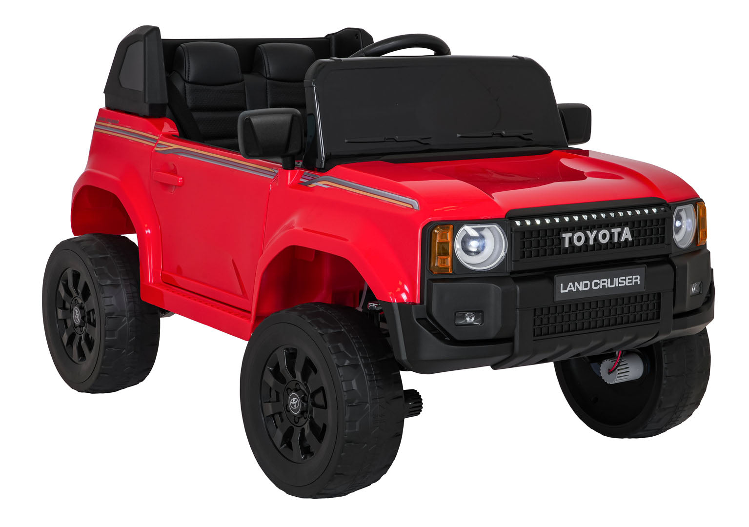 Licencirani auto na akumulator Toyota Land Cruiser PRADO 4x4 - crveni