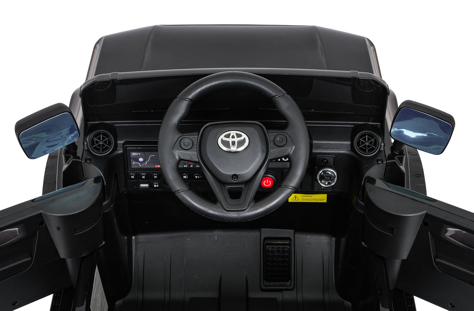 Licencirani auto na akumulator Toyota Land Cruiser PRADO 4x4 - crni
