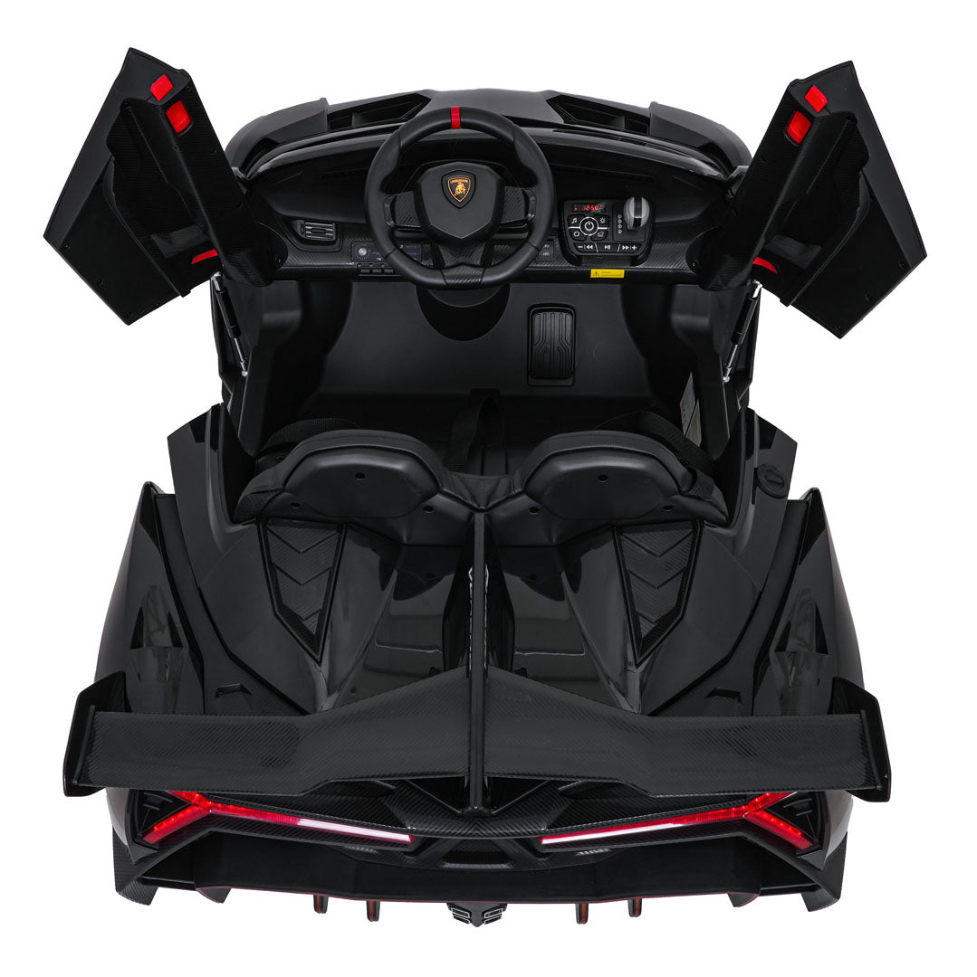 Licencirani auto na akumulator Lamborghini Veneno 4x4 - dvosjed - crni