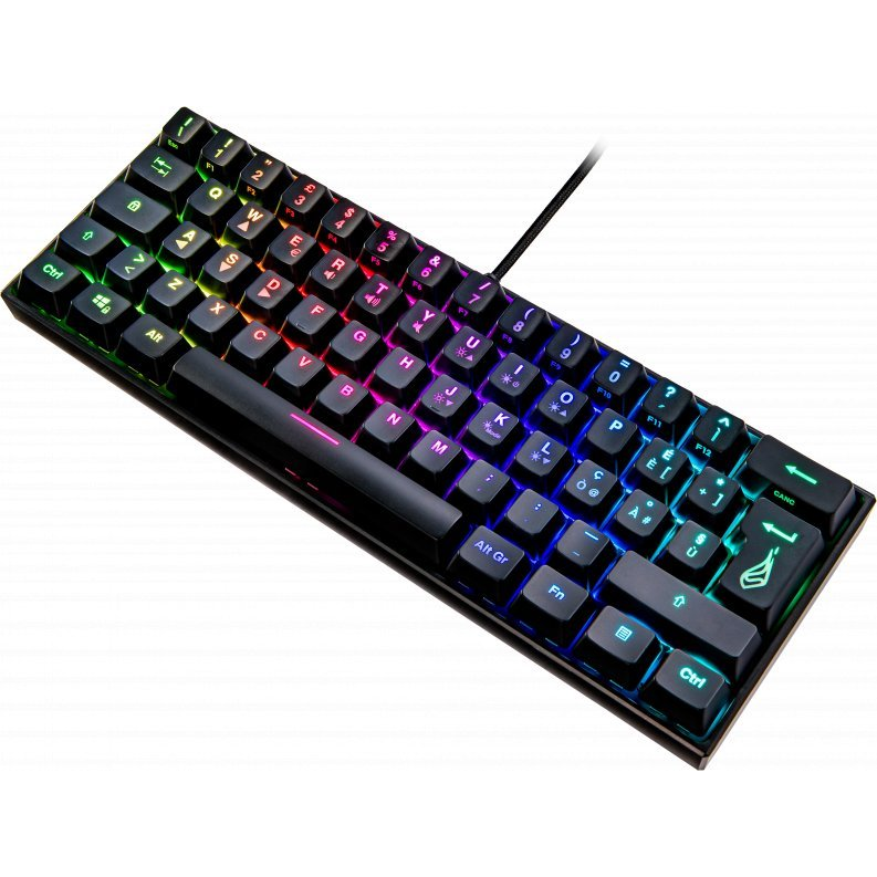 Verbatim KingPin M1 tipkovnica Igranje USB QWERTY Talijanski Crno