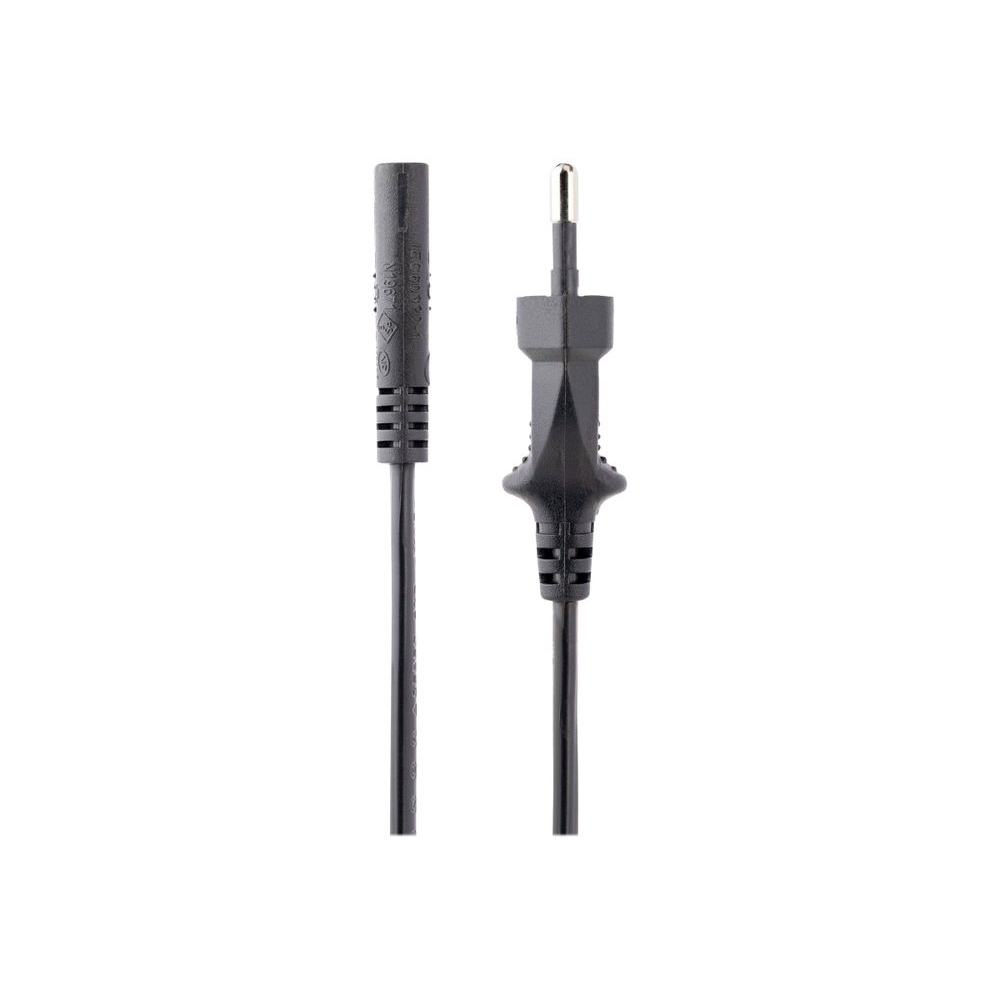 StarTech.com 752E-2M-POWER-LEAD strujni kabel Crno CEE7/16 C7 spoj