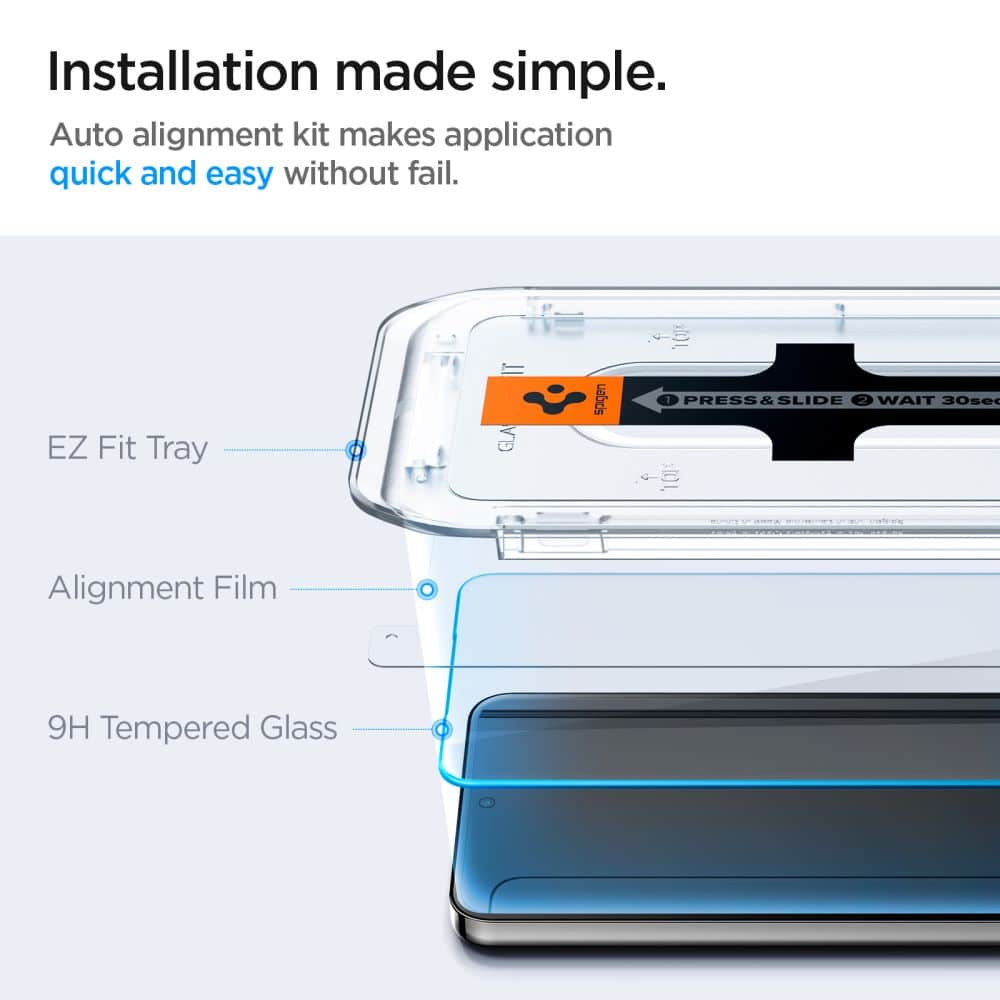 SPIGEN GLAS.TR EZ FIT ZA SAMSUNG GALAXY S24+ PLUS/ S25+ PLUS CLEAR