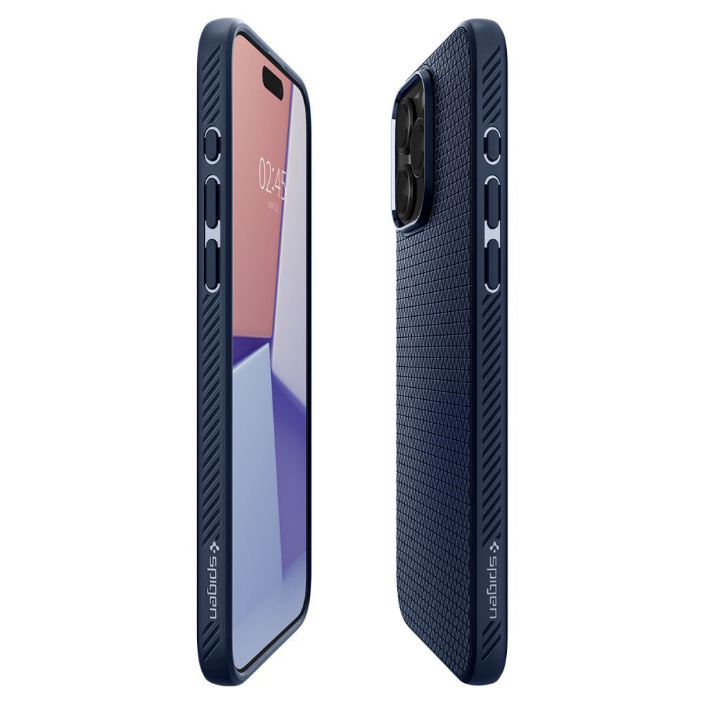 Spigen LIQUID AIR maska za iPhone 15 Pro Max ACS06563 navy blue