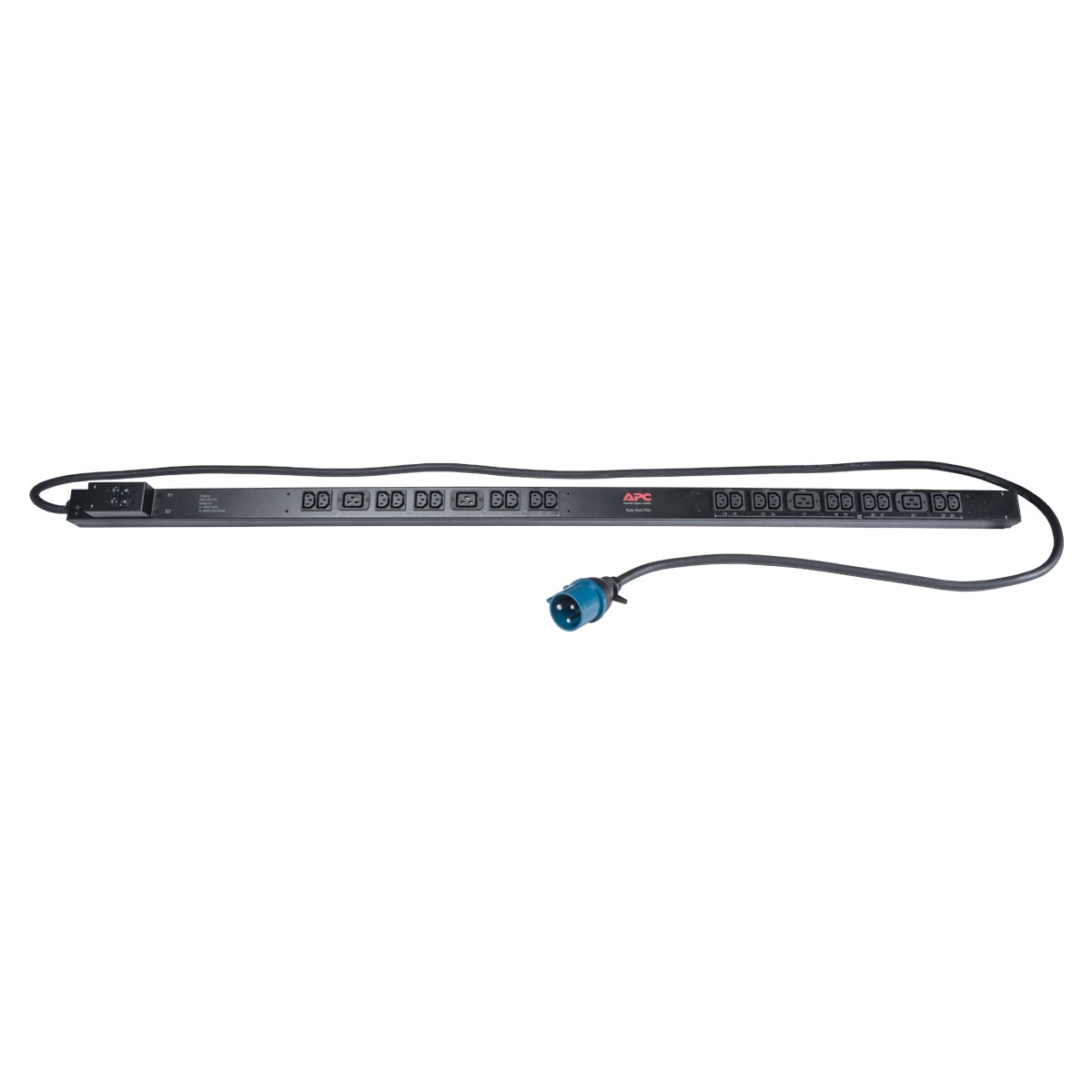 APC RACK PDU. BASIC. ZERO U. 32A. 230V. (20)C13 & (4)C19 jedinica za distribuciju električne energije (PDU) 24 utičnice naizmjenične struje 0U Crno