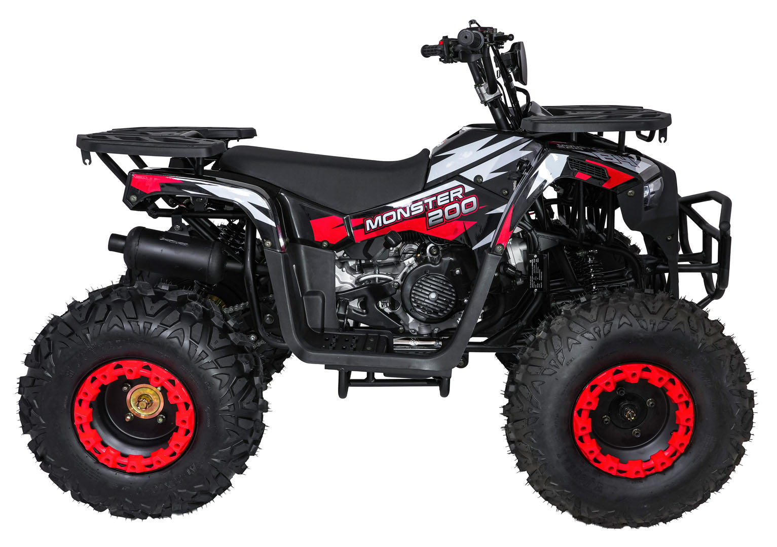 Quad na benzin MONSTER 200CC - crveni