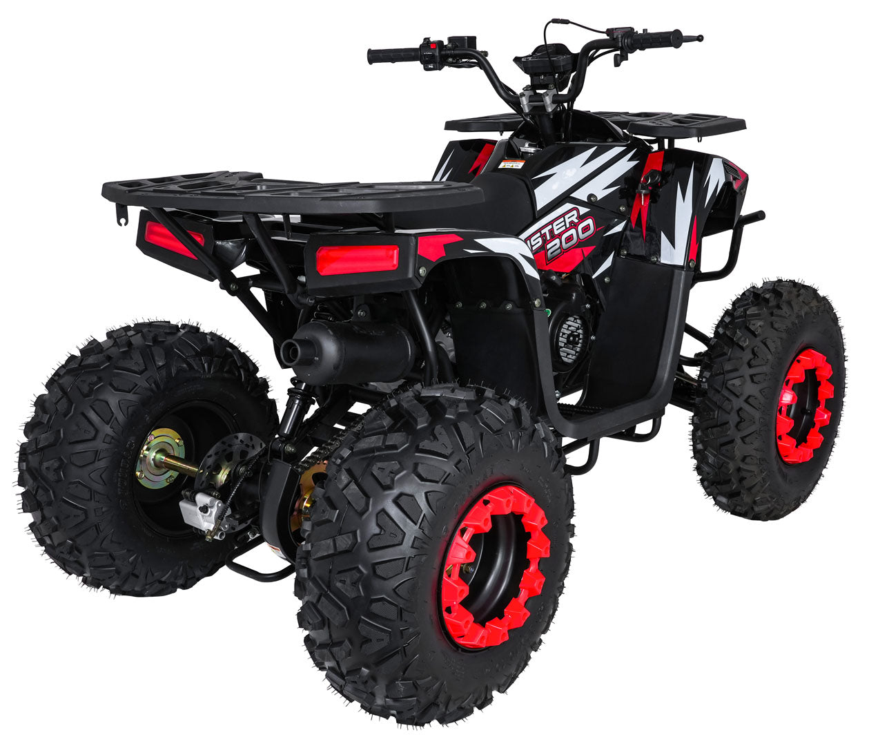 Quad na benzin MONSTER 200CC - crveni