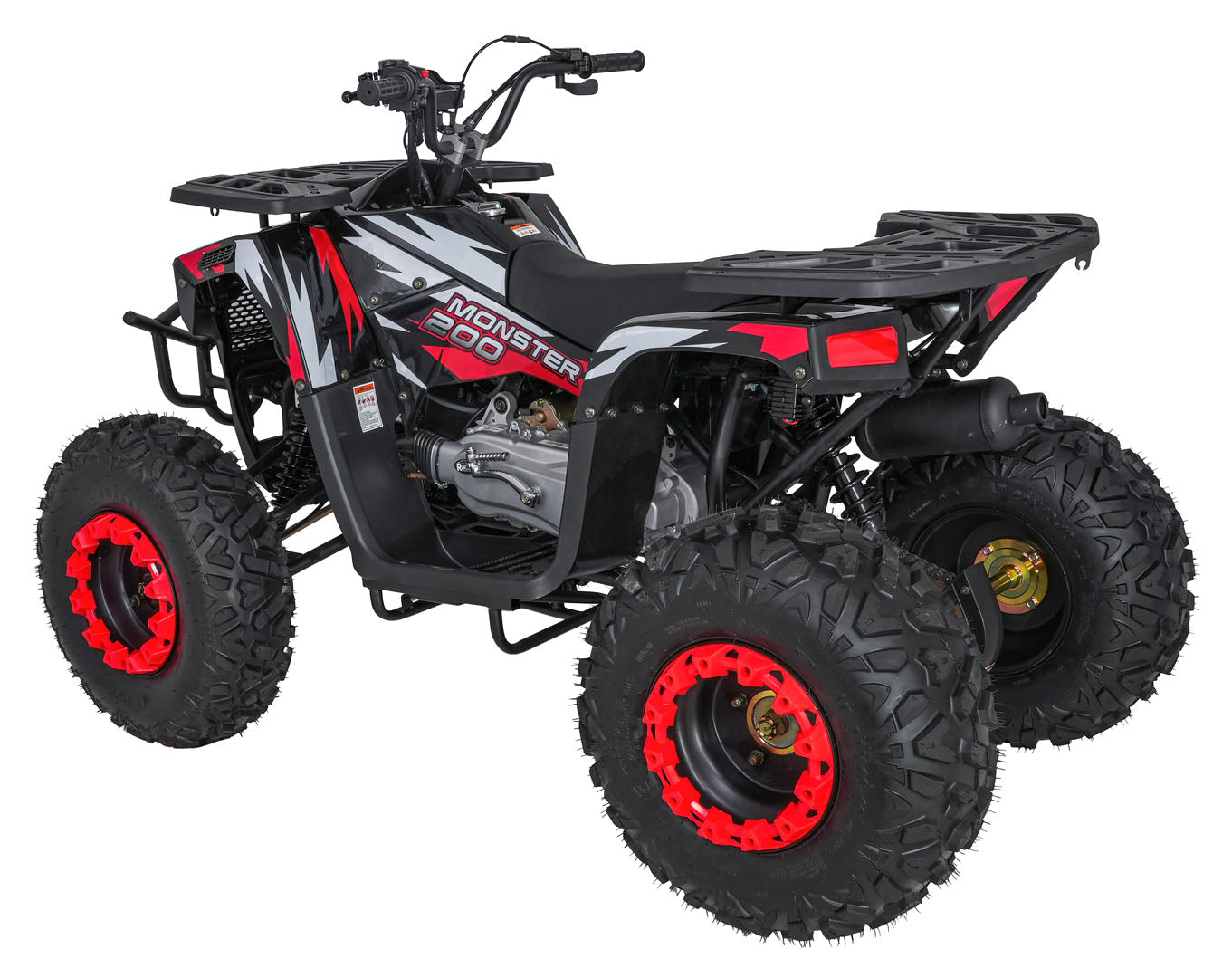Quad na benzin MONSTER 200CC - crveni