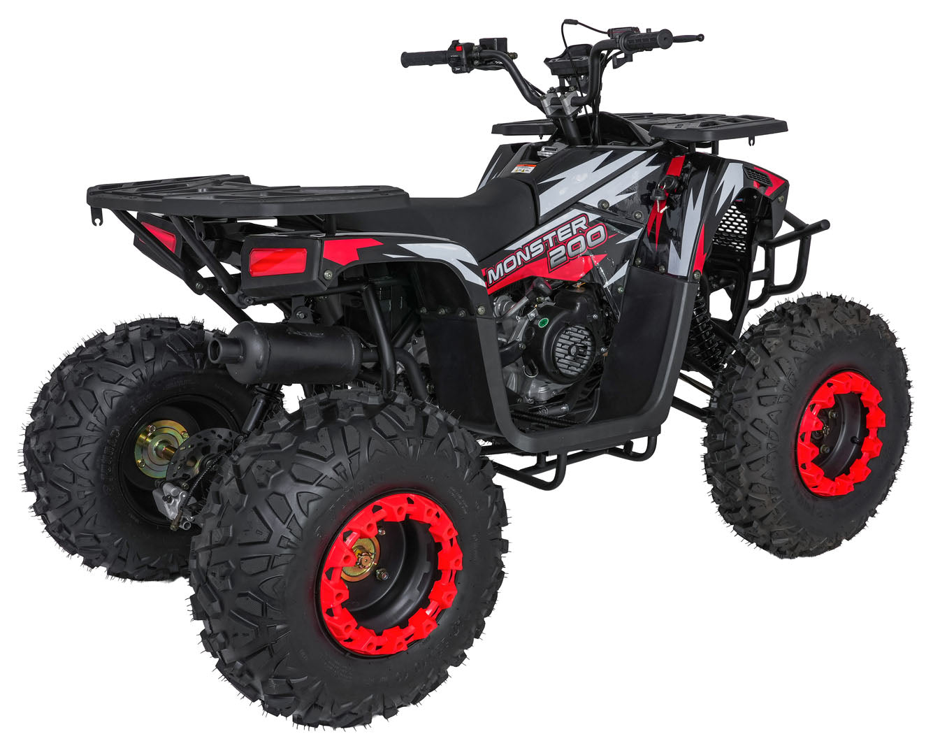 Quad na benzin MONSTER 200CC - crveni