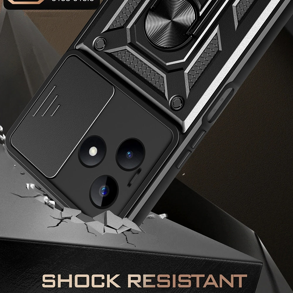 Techsuit – serija CamShield zaštitna maskica za Xiaomi Redmi Note 13 5G – crna