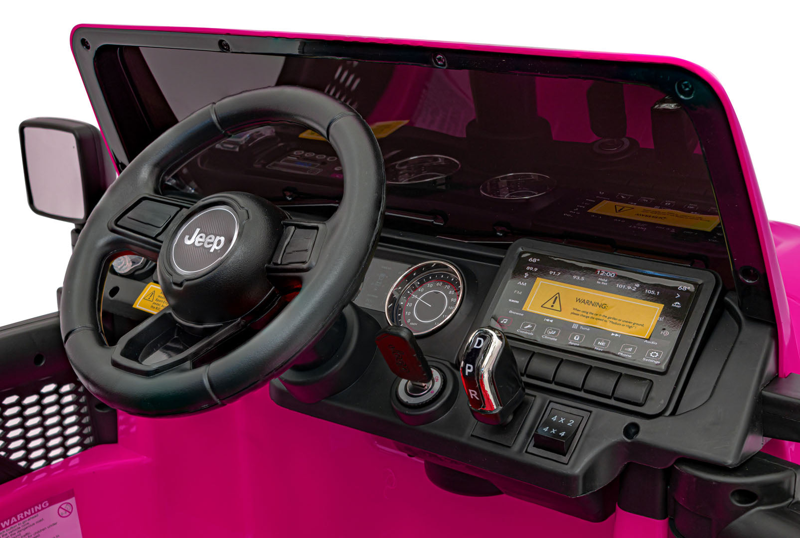 Licencirani auto na akumulator Jeep Wrangler Rubicon 4x4 - rozi