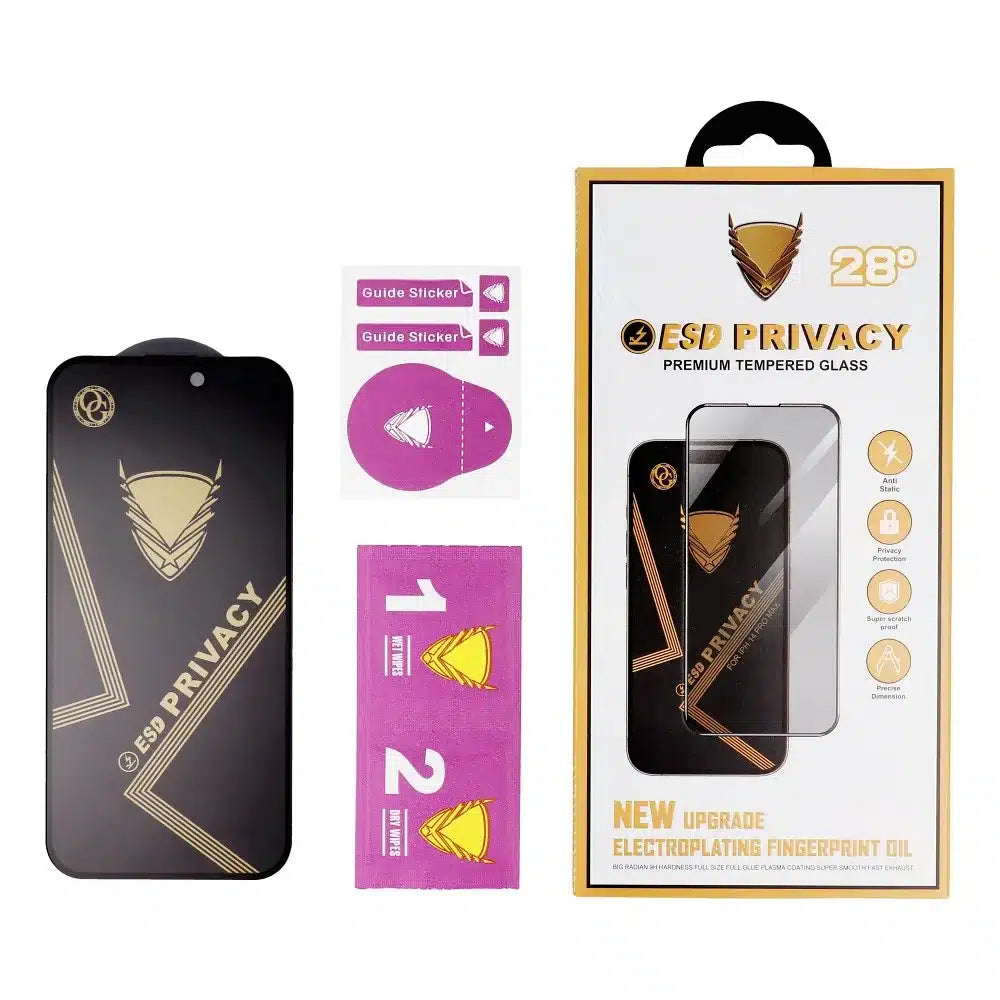 OG Premium Privacy Glass - za Xiaomi Redmi Note 14 Pro+ crno