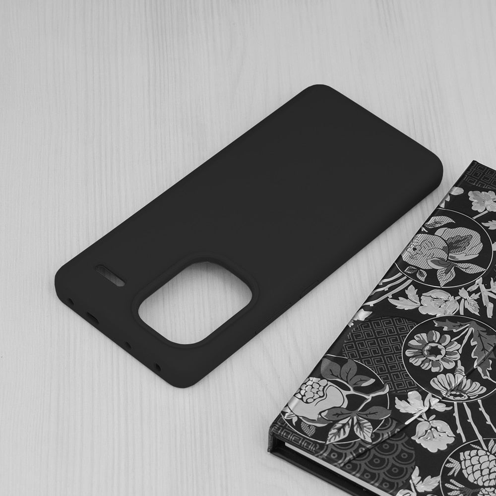 Techsuit Soft Edge Silicone maska za Xiaomi Redmi Note 13 Pro+ 5G - crna