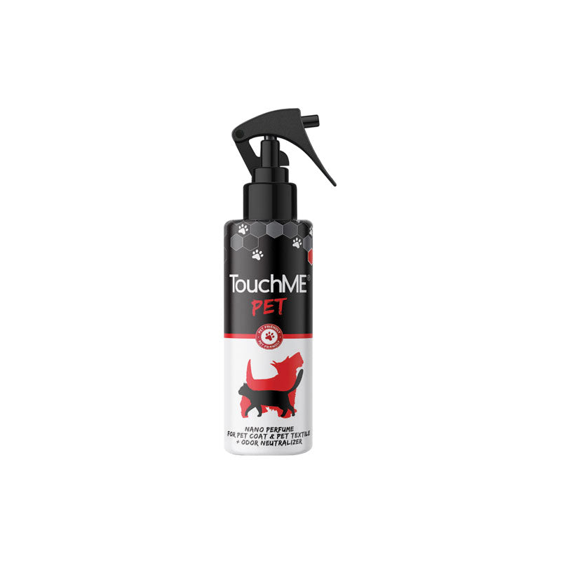 TouchME® PET RED - nano parfem za ljubimce i njihov tekstil + neutralizator neugodnih mirisa, aktivira se dodirom 200 ml