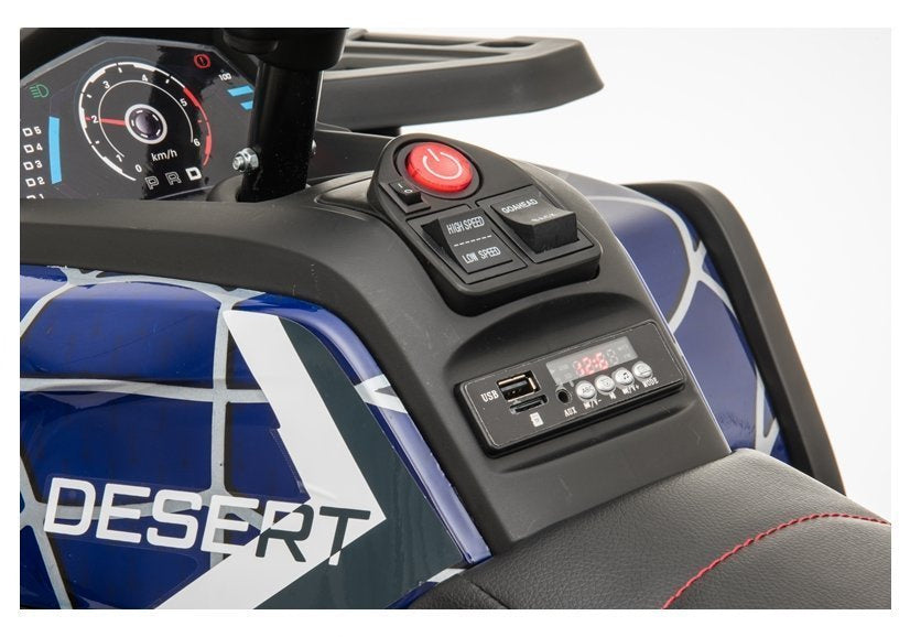 Quad na akumulator XMX607 Spyder 4×4 - plavi/lakirani