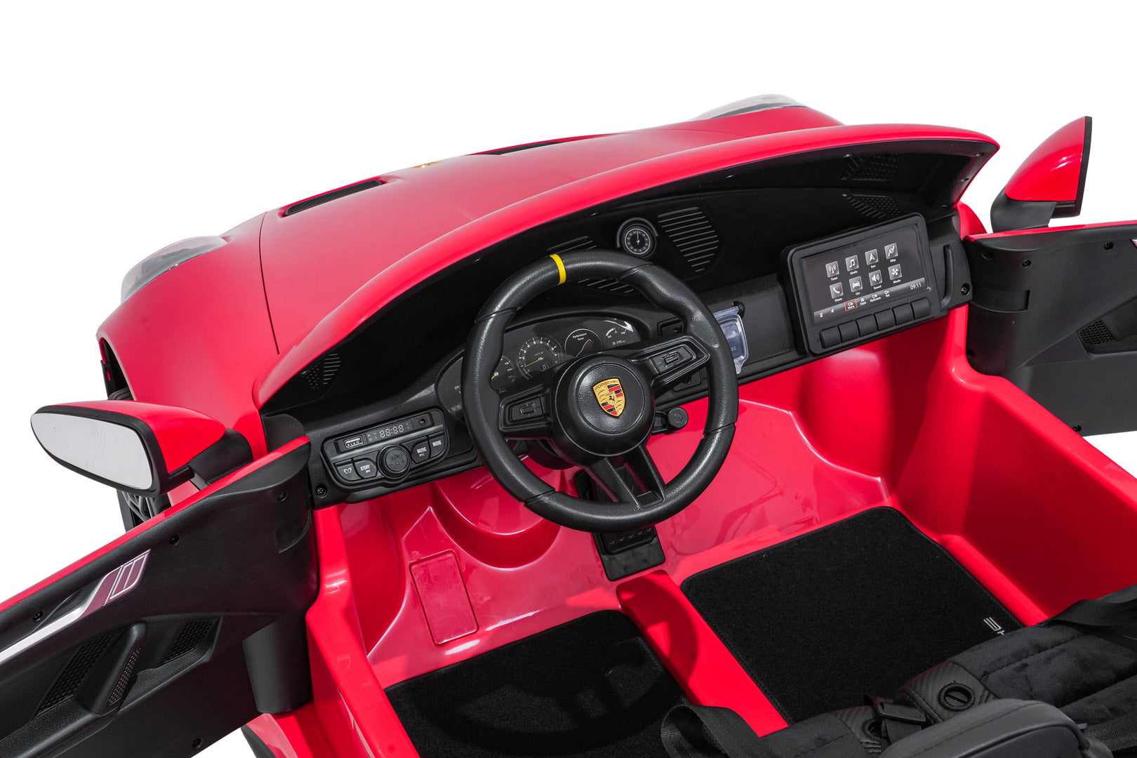 Licencirani auto na akumulator Porsche 911 GT3 STRONG - dvosjed - crveni