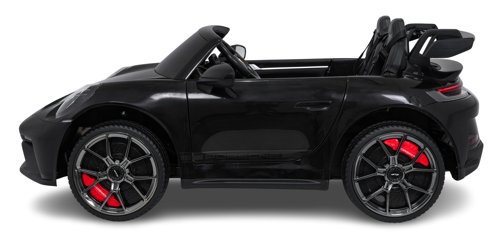 Licencirani auto na akumulator Porsche 911 GT3 4x4 STRONG MP4 - dvosjed - crni