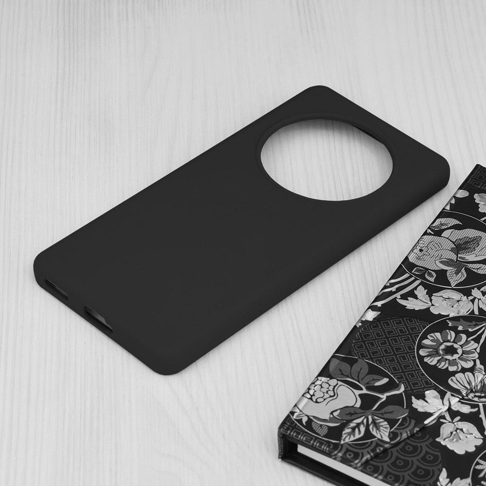 Techsuit Soft Edge Silicone maska za Honor Magic6 Lite – crna