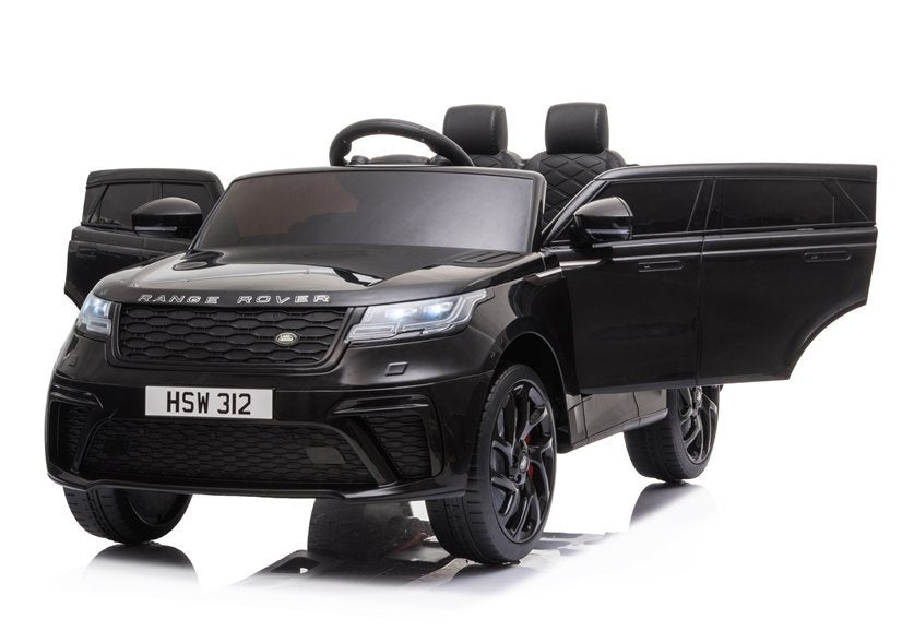 Licencirani auto na akumulator Range Rover - crni/lakirani