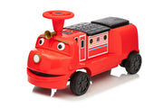 Lokomotiva na akumulator "Red Station" - dvosjed - crvena