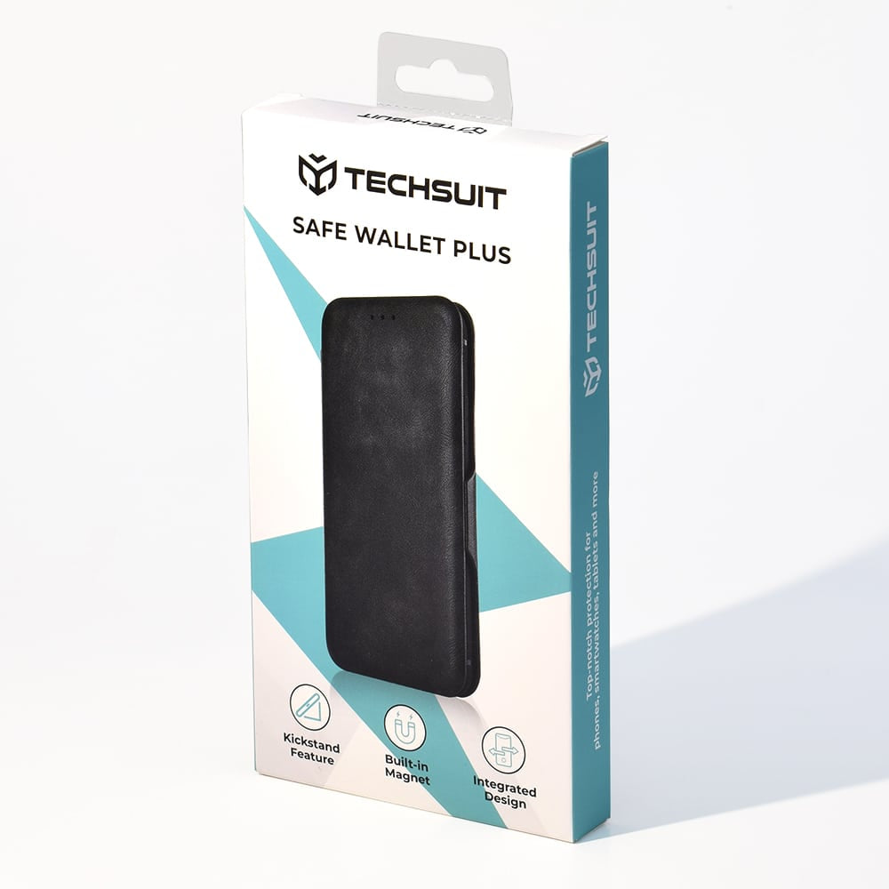 Techsuit Safe Wallet Plus preklopna futrola za Honor Magic6 Pro – tamno zelena