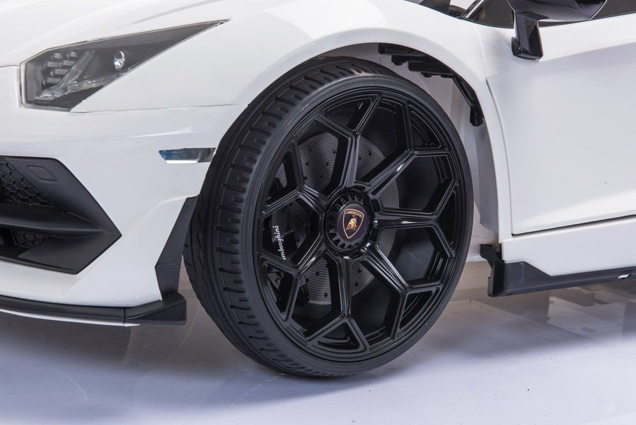Licencirani auto na akumulator Lamborghini Aventador SX2028 - dvosjed - bijeli