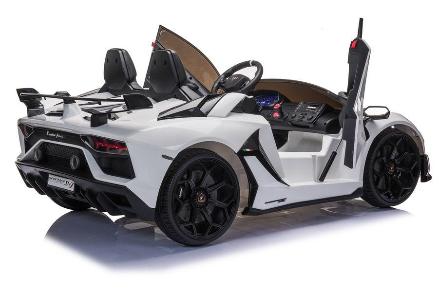 Licencirani auto na akumulator Lamborghini Aventador SX2028 - dvosjed - bijeli