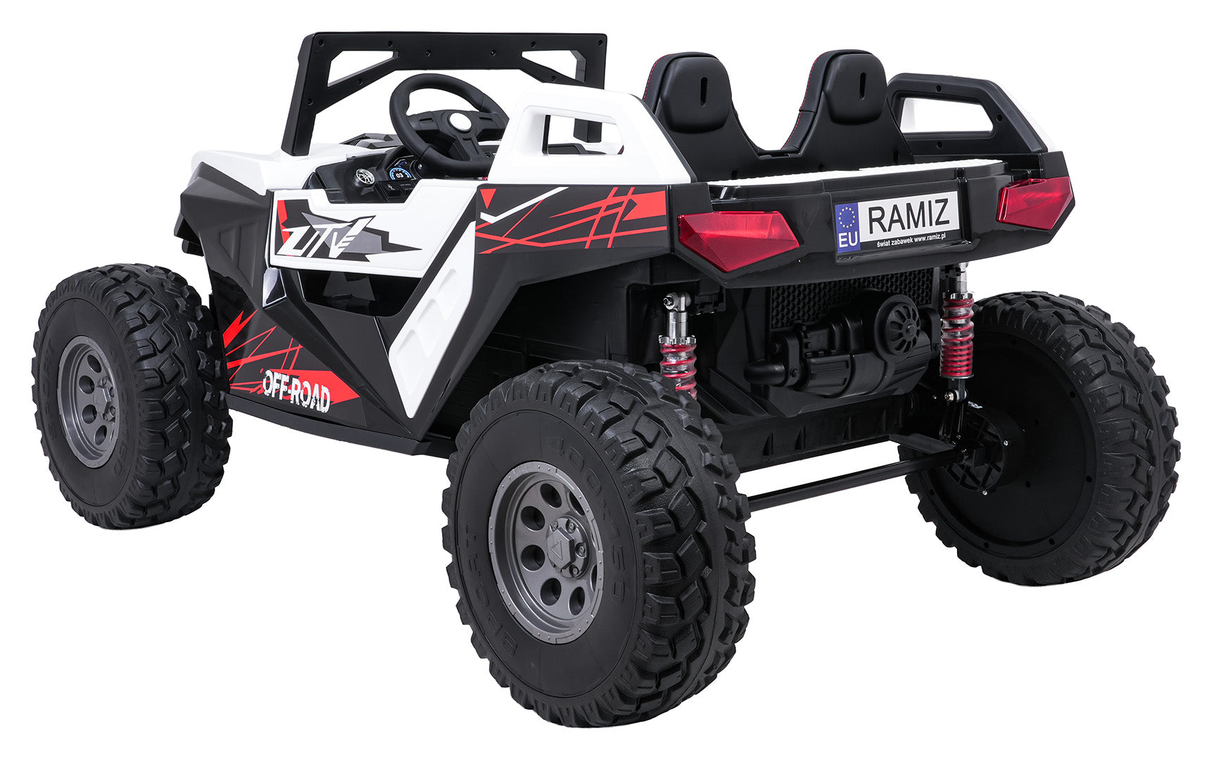 Buggy na akumulator RTR Monster Speed ​​4x4 - dvosjed - bijeli