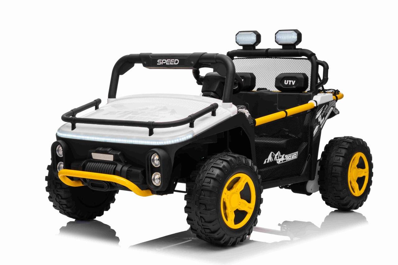 Buggy na akumulator UTV SPEED 2x80W- dvosjed - bijeli