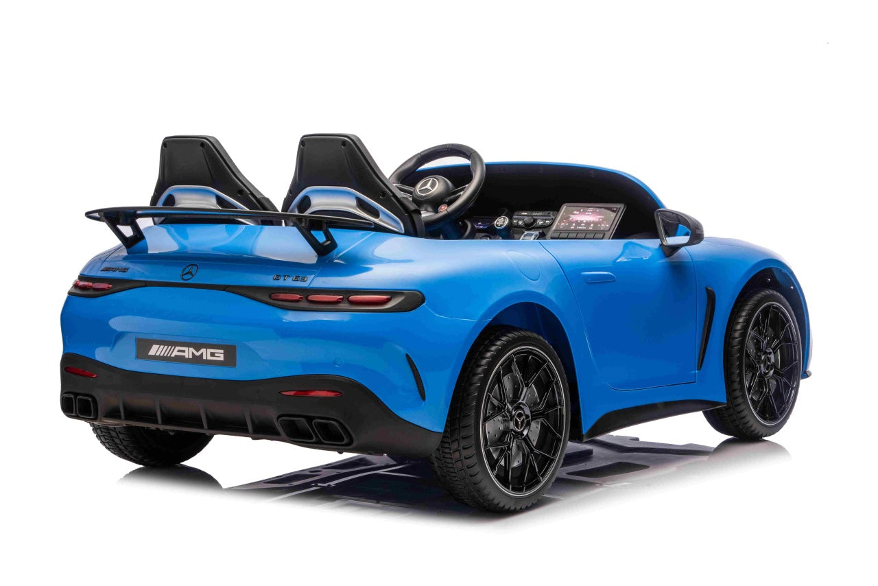 Licencirani auto na akumulator Mercedes Benz GT63 AMG - dvosjed - plavi
