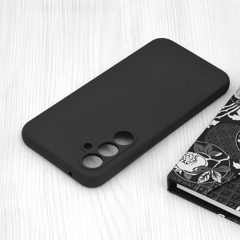 Techsuit Soft Edge Silicone maska za Samsung Galaxy A55 5G crna