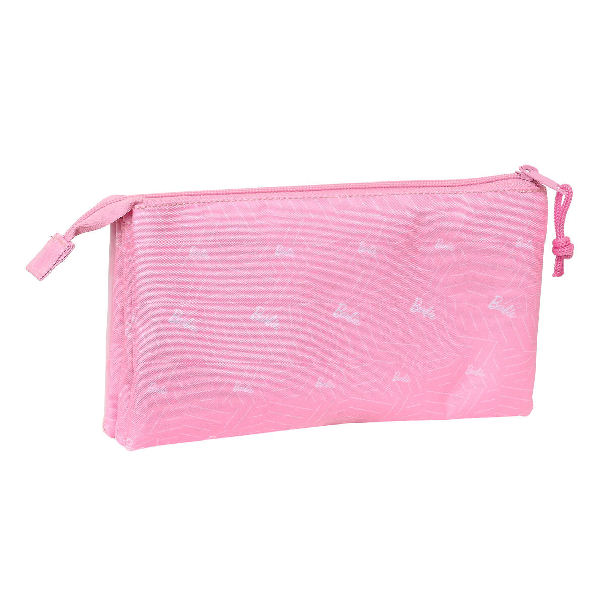 Trostruka pernica Barbie Girl Roza 22 x 12 x 3 cm