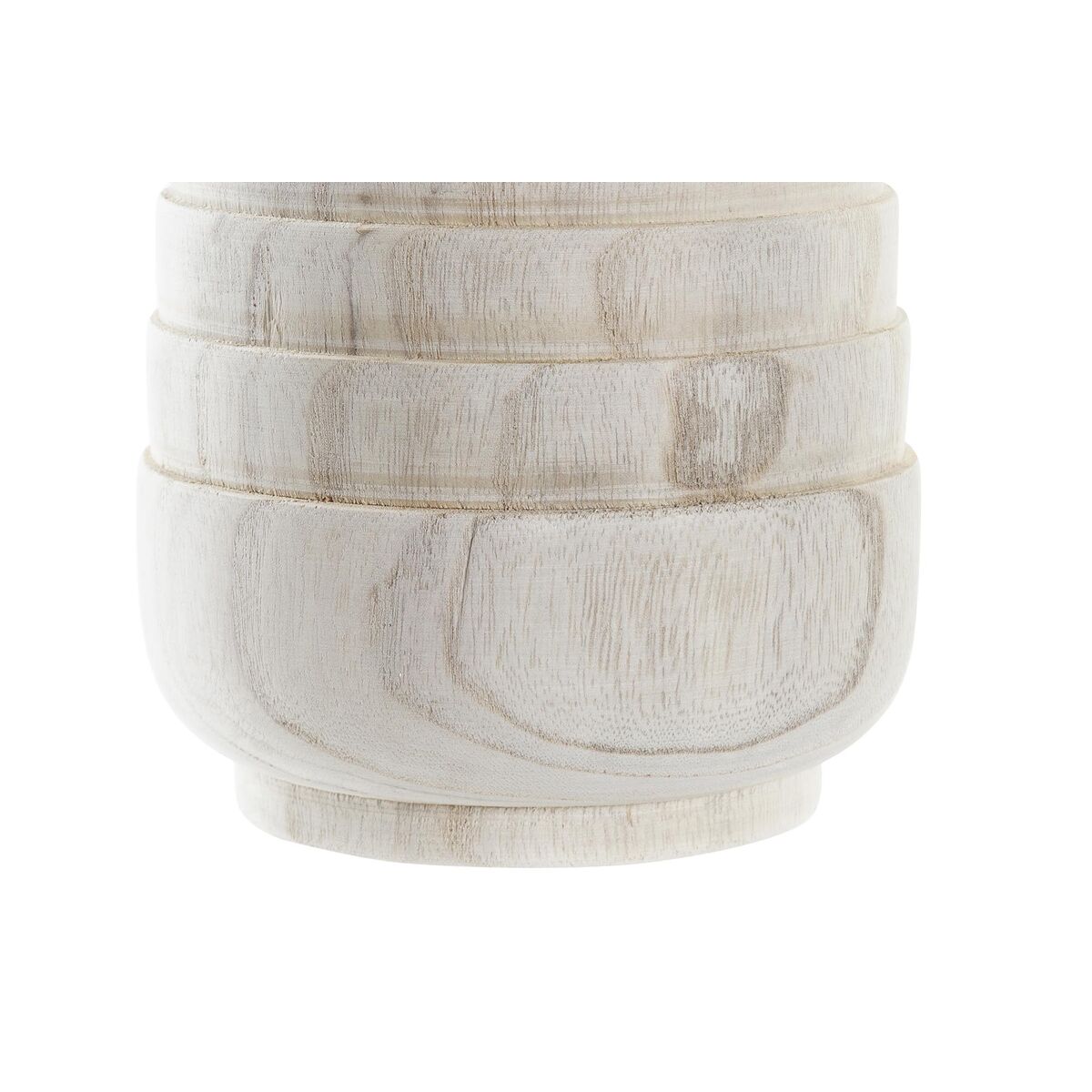Tegla za biljke DKD Home Decor Smeđa Prirodno Kvadratno Boho 17 x 17 x 16 cm
