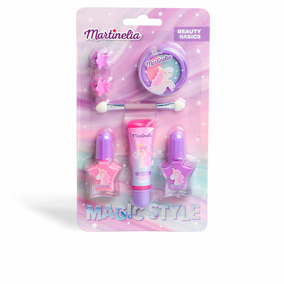 Dječji set za šminkanje Martinelia Unicorn Beauty Basics (7 kom.)