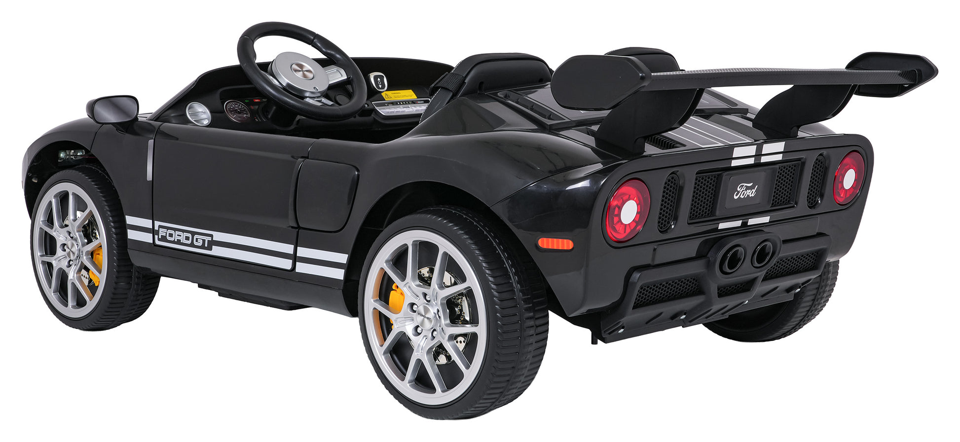 Licencirani auto na akumulator Ford GT 4x4 - dvosjed - crni