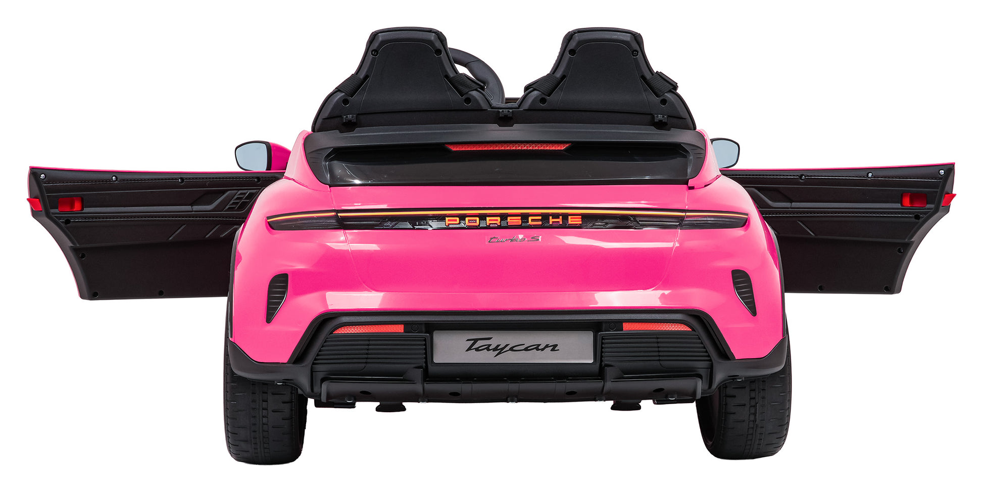 Licencirani auto na akumulator Porsche Taycan Turbo S - dvosjed - rozi