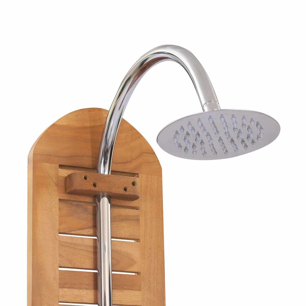 Vrtni tuš od masivne tikovine 70 x 75 x 204 cm