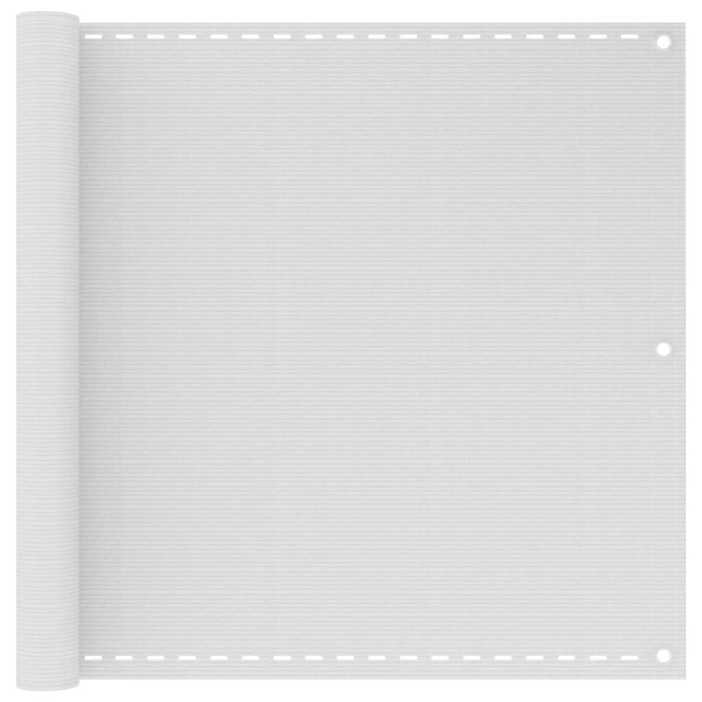 Balkonska Zaštita HDPE 90x400 cm Bijela