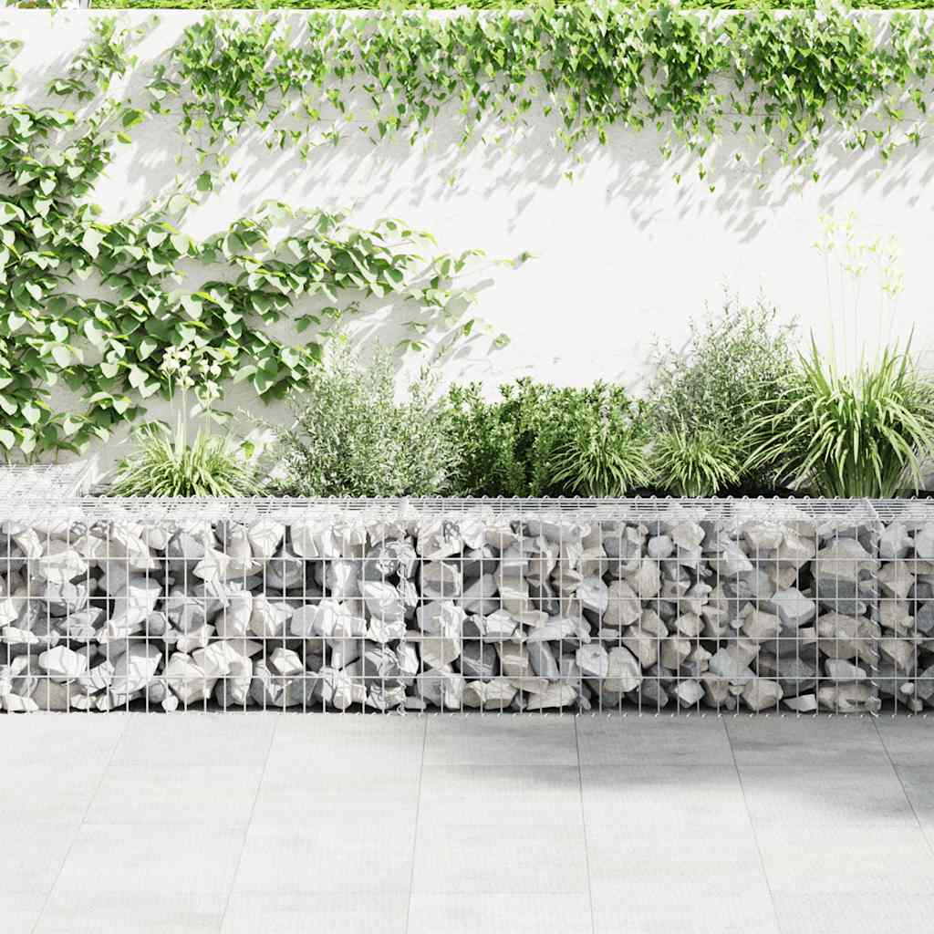 Gabionski zid s poklopcima od pocinčanog čelika 300 x 50 x 50 cm