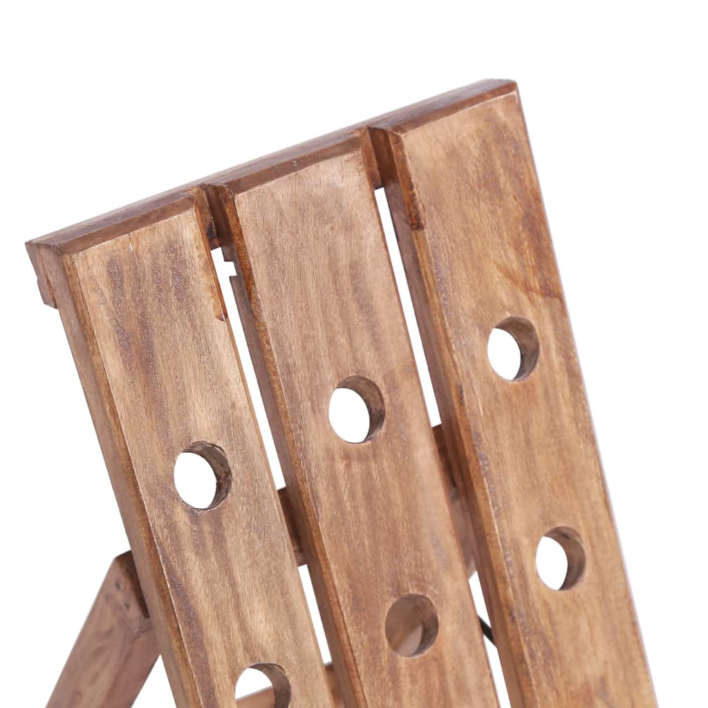 Stalak za vino za 15 boca 26x50x70 cm masivno drvo mahagonija