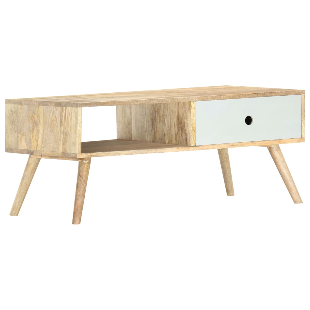Stolić za kavu 90 x 50 x 40 cm od masivnog drva manga